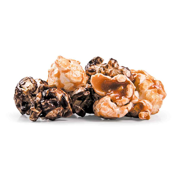A mix of chocolate and toffee popcorn.