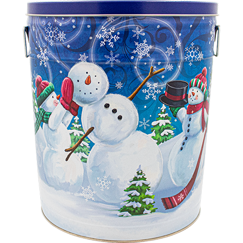 Feeling Frosty 6.5-Gallon Popcorn Tin