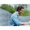 Yealink (1208702) YEALINK WIRELESS (BH70) MS MONO BLUETOOTH HEADSET W/STAND,  BT51, BLACK, C TO A ADAPTER