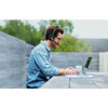 Yealink (1208701) YEALINK WIRELESS (BH70) MS STEREO BLUETOOTH HEADSET W/STAND, BT51, BLACK, C TO A ADAPTER