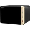 QNAP (TS-664-8G) QNAP 6-BAY NAS 3.5"(0/6), CEL QC-2.9GHz, 8GB, 2.5GbE(2), M.2(2), PCIe, TWR, 3YR WTY