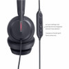 Yealink (1308182) YEALINK WIRED (UH46) MS STEREOHEADSET,NOISE CANCELLING MIC, USB C NATIVE, C TO A ADAPTER