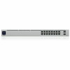 Ubiquiti (USW-16-POE) UBIQUITI UniFi SWITCH 16 POE, 16 (8 PoE+), 2x SFP, 42W, FANLESS, RACK-MOUNT, 1YR
