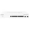 FORTINET (FS-108E-POE) FANLESS L2+ MANAGEMENT SWITCH WITH 8XGE