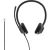 Cisco (HS-W-322-C-RJ9) Headset 322 Wired Dual On-Ear Carbon RJ9