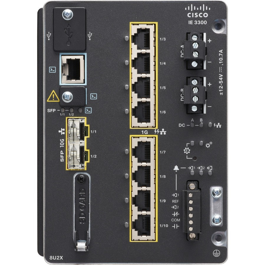 CISCO (IE 3300 8T2S E) CATALYST IE3300 RUGGED SERIES MODULAR SY