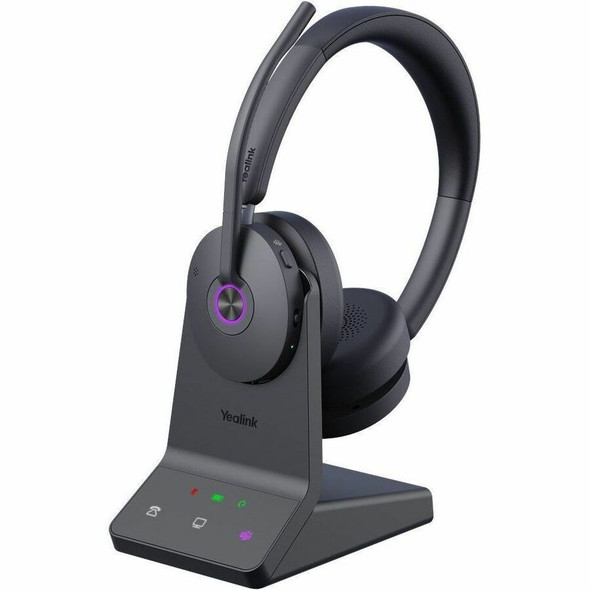 Yealink (1208655) YEALINK BLUETOOTH DECT (WH68) MS HEADSET, 4-MIC HYRBID ANC AND NOISE CANCELLATION, CH BASE