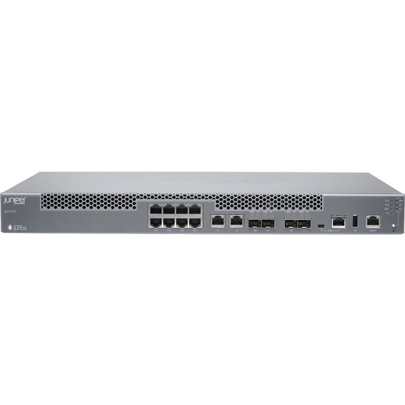 Juniper (MX150) MX150 router appliance. That has 12x1G and 2x10G ports maximum throughput is 20G