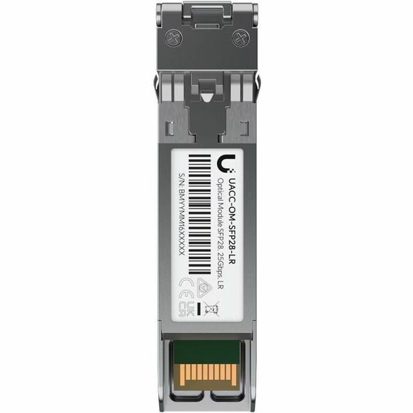 Ubiquiti (UACC-OM-SFP28-LR) UBIQUITI 25G SINGLE-MODE OPTICAL MODULE, SFP28, 10KM, 1.3W, SINGLE UNIT, 1YR
