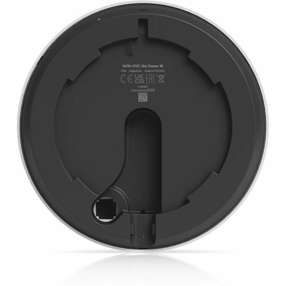 Ubiquiti (UVC-G6-DOME-W) UBIQUITI UniFi PROTECT G6 DOME CAMERA, IR(30M), 4K(8MP), 30FPS, IP66, WHITE, 1YR