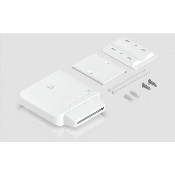 Ubiquiti (USW-FLEX) UBIQUITI UniFi SWITCH FLEX, (5)GbE(4 PoE+; 1 PoE++), 46W, COMPACT, WALL/POLE, 1YR