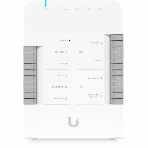 Ubiquiti (UA-HUB-DOOR) UBIQUITI UniFi DOOR HUB, ACCESS CONTROL HUB FOR SINGLE DOOR, PoE++ 1YR
