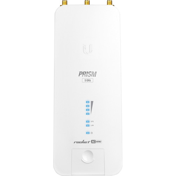 Ubiquiti (RP-5AC-GEN2) UBIQUITI AIRMAX ROCKET PRISM 5AC, 5GHz, 450+Mbps, PtMP,PtP, INTEGRATED GPS,1YR