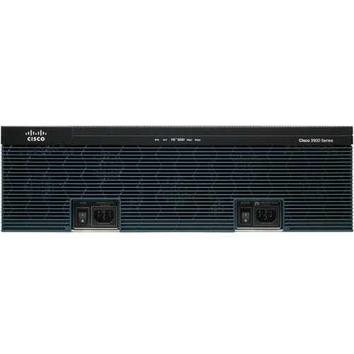 Cisco (CISCO3925/K9) Cisco 3925 w SPE100(3GE 4EHWIC 4DSP 2SM 256MBCF 1GBDRAM IPB)