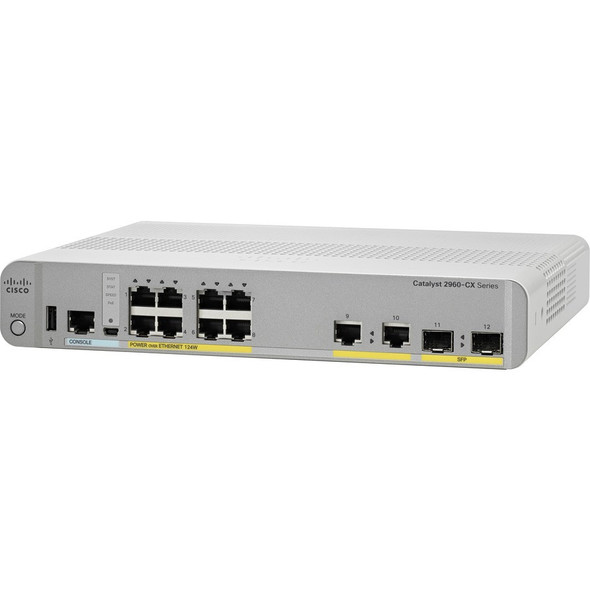 CISCO (WS-C2960CX-8PC-L) Catalyst 2960-CX 8