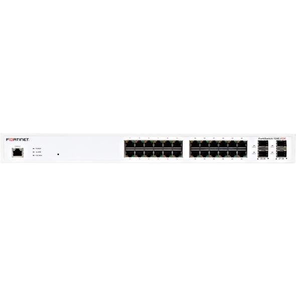 FORTINET (FS-124E-FPOE) L2+ MANAGED POE SWITCH WITH 24GE +4SFP 2