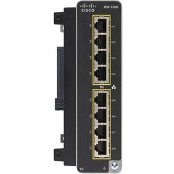 CISCO (IEM-3300-8T=) CATALYST IE3300 WITH 8 GE COPPER PORTS E
