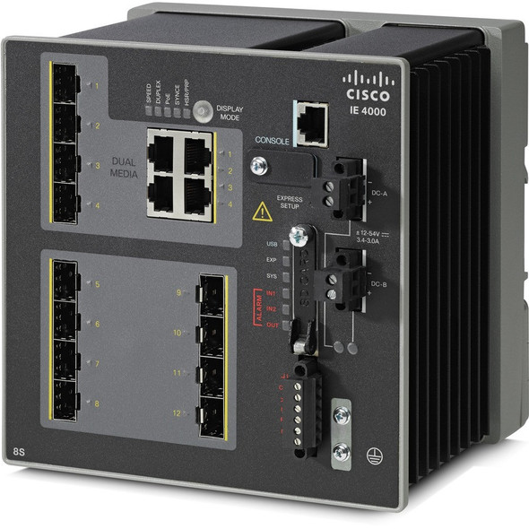 CISCO (IE-4000-8S4G-E) IE 4000 8 X SFP 100M 4 X 1G COMBO LAN BA