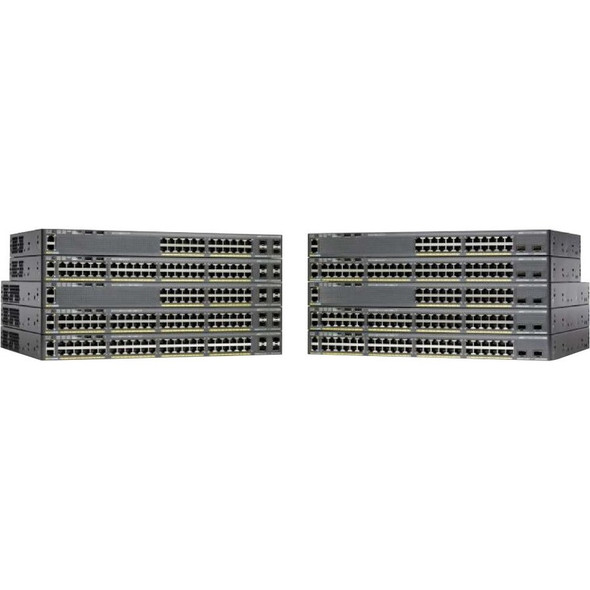 CISCO (C1-C2960X-48FPD-L) Catalyst 2960-X 48 GigE PoE 740W, 2 x 10G SFP+, LAN Base