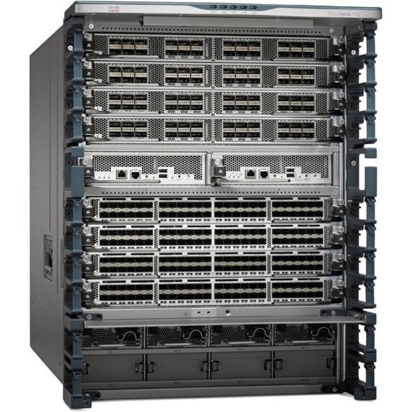 CISCO (N77-C7710-B23S2E) Nexus 7710 Bundle (Chassis,1xSUP2E,3xFAB2),No Power Supplies