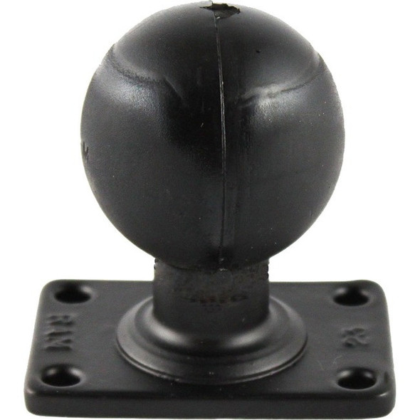 Zebra (MT4510) RAM RECTANGULAR BASE WITH 2.25in RUBBER
