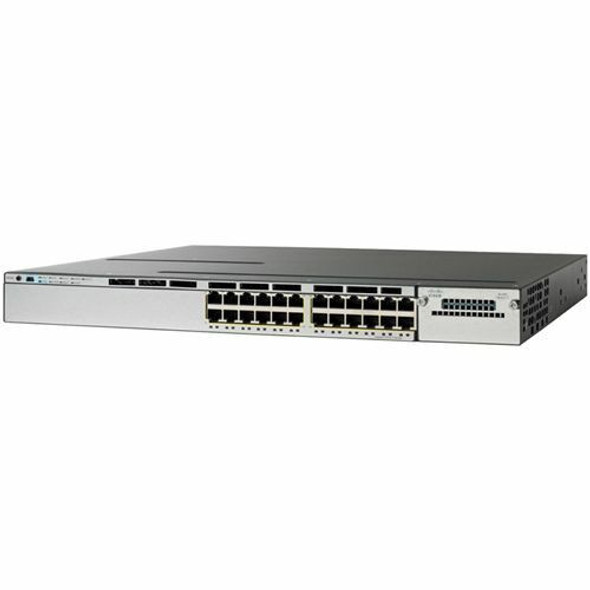 Cisco (WS-C3750X-24P-S) Catalyst 3750X 24 Port PoE IP Base