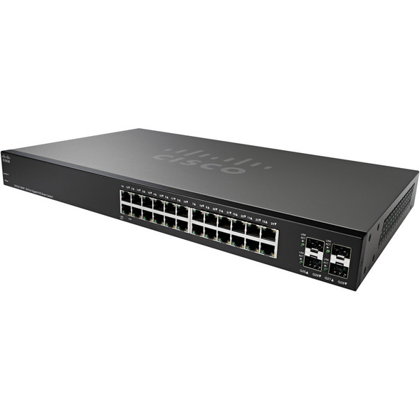 Cisco (SG220-28MP-K9-EU) SG220 28MP 28 Port Gigabit PoE Smart Switch