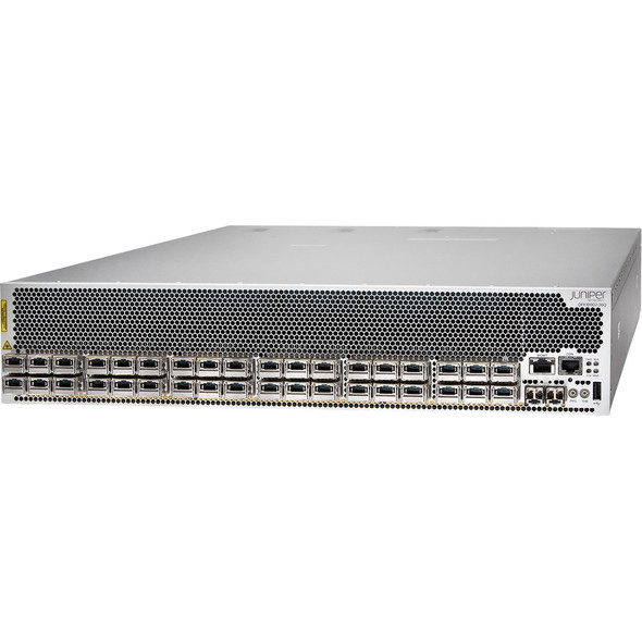 Juniper (QFX10002-36Q-DC) QFX10002 System with 36 port 40G QSFP+   12 port 100G QSFP28   144 port 10G SFP+
