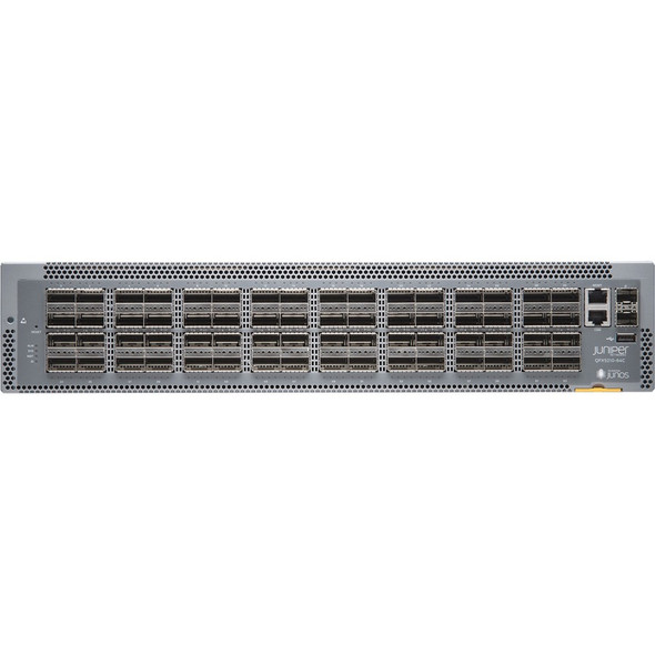 Juniper (QFX5210-64C-D-AFO2) 64 QSFP28 and 2 SFP+  Front to Back  DC  FLEX TRANSFORM