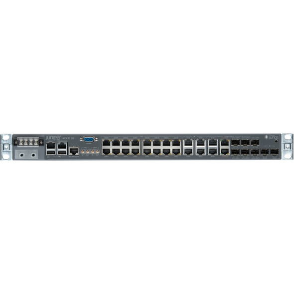 Juniper (ACX2100-DC) ACX2100 Universal Access Router  DC version  1RU  SyncE 1588  Temperature harden