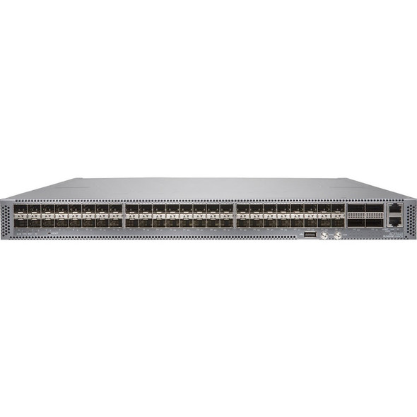 Juniper (ACX5448-X-DC-AFI) ACX5448 DC Back to Front 48x1GE 10GE and 4x100GE Includes: L2 features  IGP  MPL