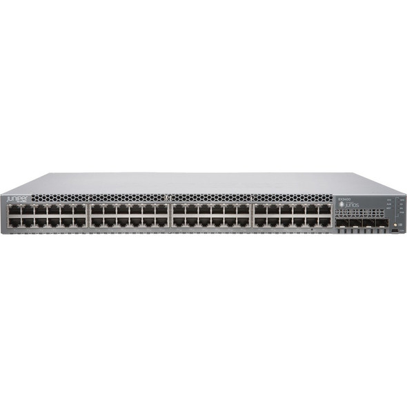 Juniper (EX3400-48T-TAA) EX3400 TAA 48 port 10 100 1000BaseT  4 x 1 10G SFP SFP+  2 x 40G QSFP+  redundan