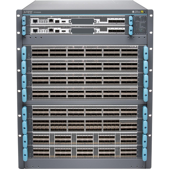 Juniper (PTX10008-BASE3) PTX10008 Base 8 slot chassis for 14.4T LC  including 1 Routing Engine  6 AC HVDC