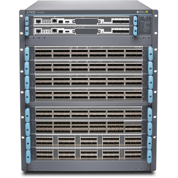 Juniper (PTX10008-PREM2) PTX10008 Redundant 8 slot Chassis  includes 2 Routing Engines  6 Power Supplies