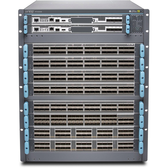 Juniper (PTX10016-PREM3) PTX10016 Redundant 16 slot chassis for 14.4T LC  including 2 Routing Engines  10