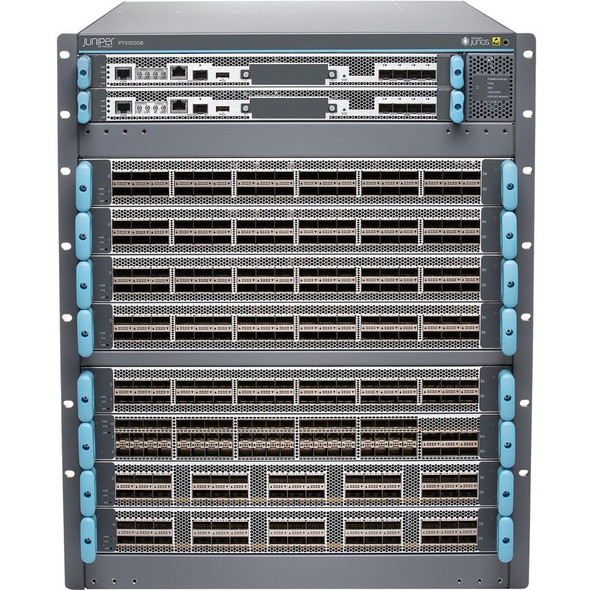 Juniper (PTX10008-PREM3-SON) PTX10008 8 slot chassis for 14.4T LC  including 1 Routing Engine running SONiC