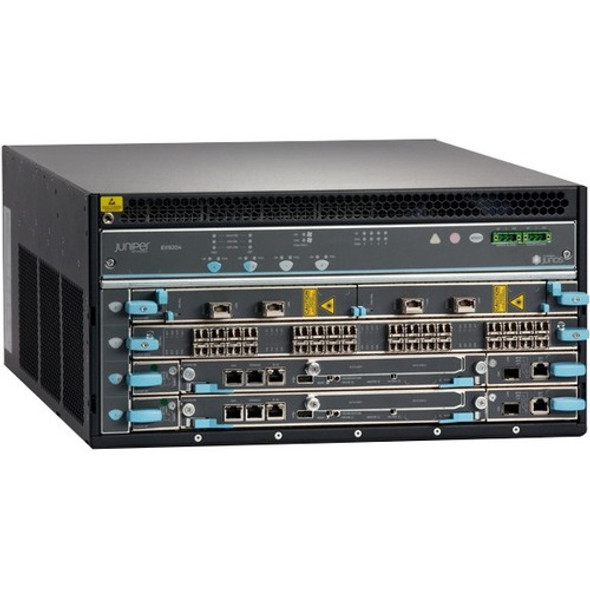 Juniper (EX9204-BASE3B-AC) Base EX9204 system configuration: 4 slot chassis with passive midplane and 1x fa