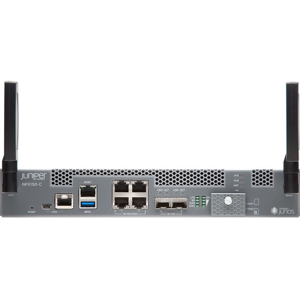 Juniper (NFX150-C-S1) NFX150 C  4 10 100 1000BASE T Ports  2 1000BASE X 10GBASE X SFP+ Ports  4 core x