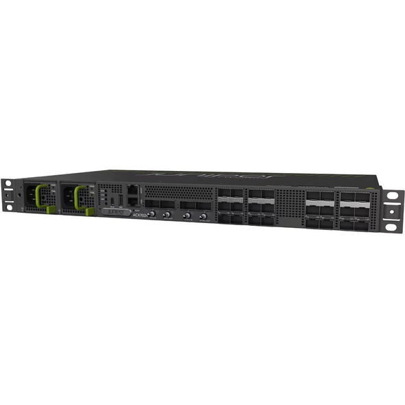 Juniper (ACX7024-DC-1PSU) ACX7024  1RU high  250mm deep 24xSFP28 and 4xQSFP28 DD Operating Range 40C to 65