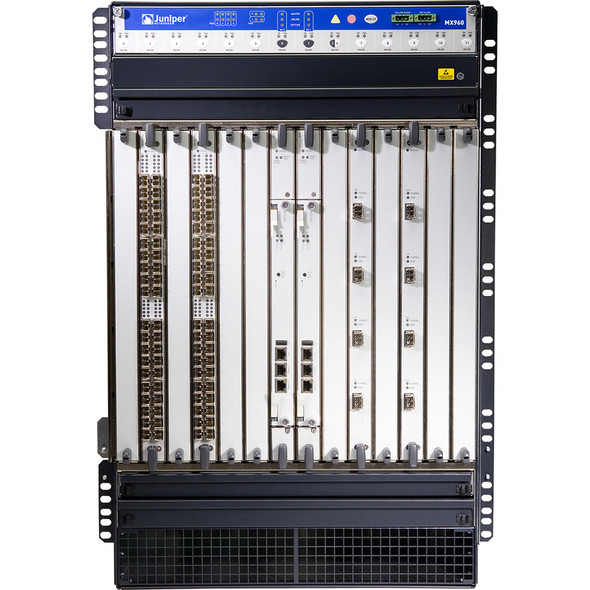Juniper (MX960BASE3-DC) MX960 Base Chassis with Enhanced Midplane  2 nos. SCB E  DC Power  Discounted RE