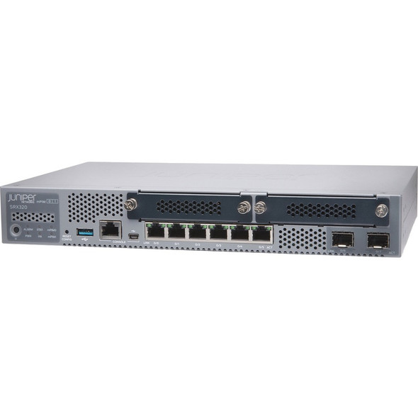 Juniper (SRX320-SYS-JB-P) SRX320 Services Gateway includes hardware (8GE  6 port POE+  2x MPIM slots  4G R
