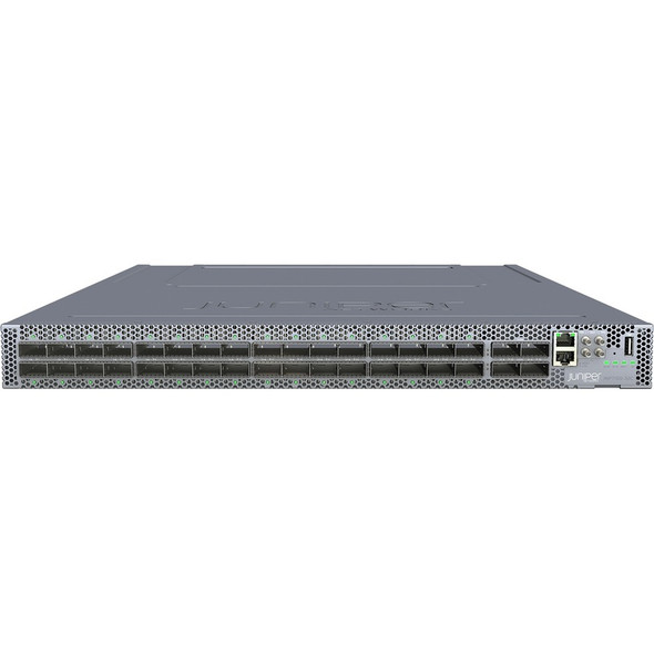 Juniper (ACX7100-32C-DC-AO) ACX7100 Chassis with 32 QSFP28   4 QSFP56 DD multi rate ports  DC PSU  AFO