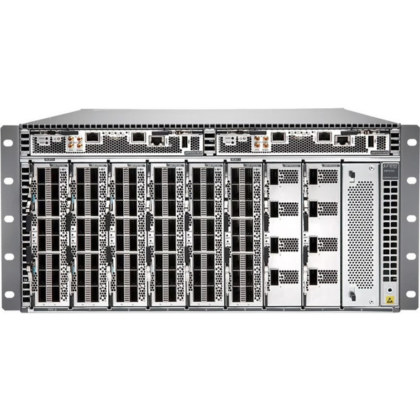 Juniper (QFX5700-BASE-AC) QFX5700 Base 8 slot chassis with 1 Routing Engine  1 Forwarding Engine Board (QF