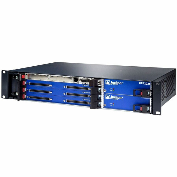 Juniper (CTP2024-AC-03) CTP2024 AC Chassis includes Processor  Power Supply  CLK Main  1G RAM