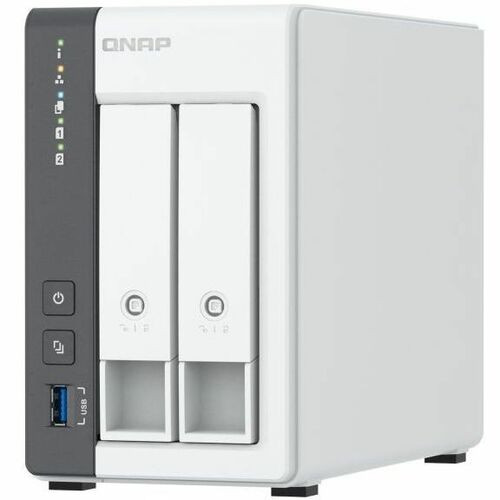 QNAP (TS-216G) QNAP 2-BAY NAS (NO DISK) ARM 2GHz, 4GB, 2.5GbE(1), 1GbE(1), TWR, 2YR WTY