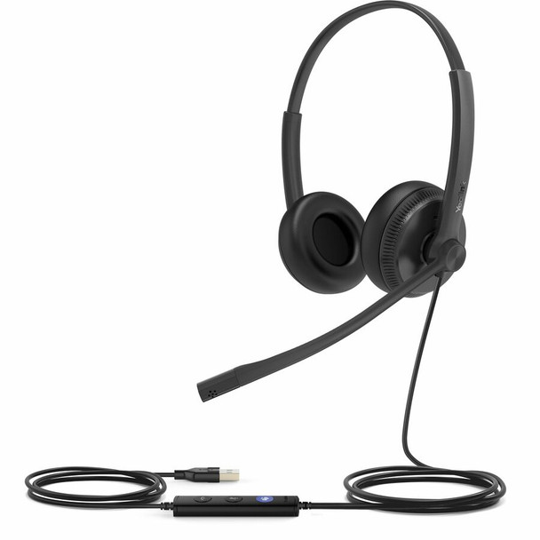 Yealink (1308033) YEALINK WIRED (UH34-SPECIAL EDITION) MS DUAL HEADSET, NOISE CANCELLING MIC, 3.5MM & USB-A