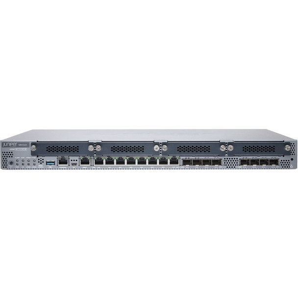 Juniper (SRX345-SYS-JE-2AC) SRX345 Services Gateway includes hardware (16GE 4x MPIM slots 4G RAM 8G Flash du