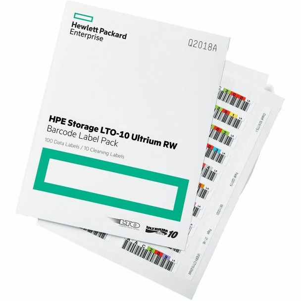 HPE (Q2018A) HPE LTO-10 RW Bar Code Label Pack