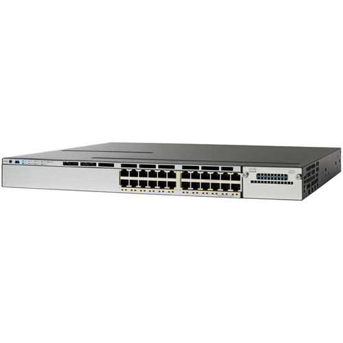 Cisco (WS-C3750X-24P-L) Catalyst 3750X 24 Port PoE LAN Base