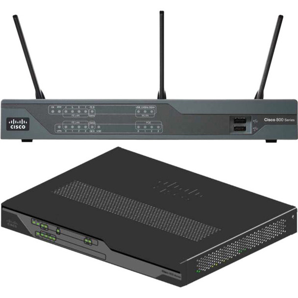 Cisco (C897VAW-E-K9) Cisco 897 VDSL2 ADSL2+ over POTs 1GE SFP 802.11n ETSI Comp